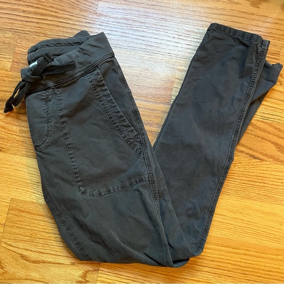 Standard James Perse faded black elastic drawstring pants size XS - Picture 2 of 7